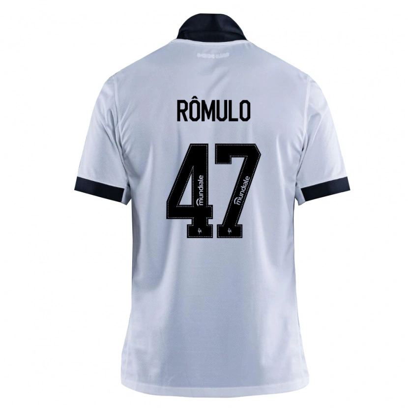Danxen Pánské Rômulo Helberte Pereira Júnior #47 Černá Bílá Daleko Hráčské Dresy 2026/27 Dres