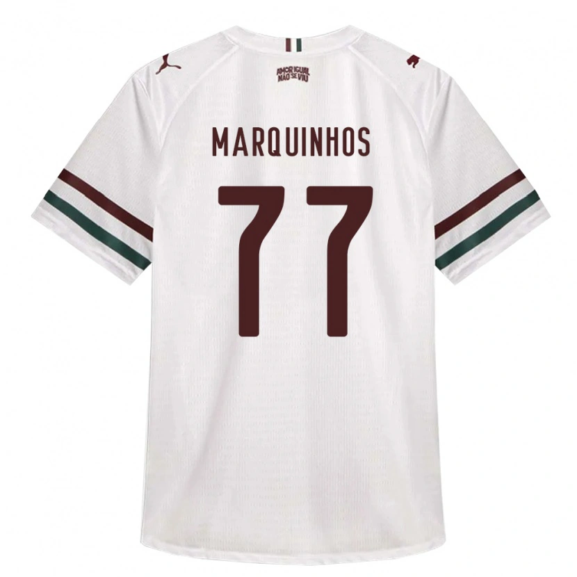 Danxen Pánské Marquinhos #77 Bílá Zelená Vínová Daleko Hráčské Dresy 2026/27 Dres