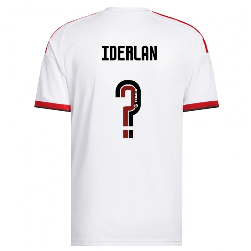 Danxen Pánské Iderlan Dos Santos Lopes Ferreira #0 Bílá Červená Černá Daleko Hráčské Dresy 2026/27 Dres