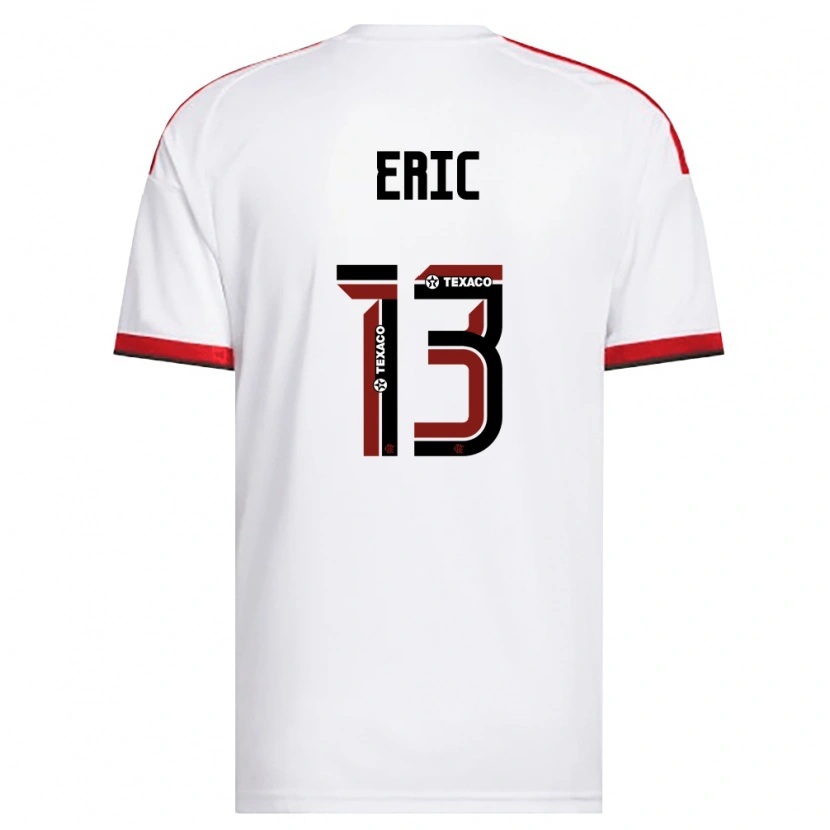 Danxen Pánské Eric Trindade Dos Santos #13 Bílá Červená Černá Daleko Hráčské Dresy 2026/27 Dres