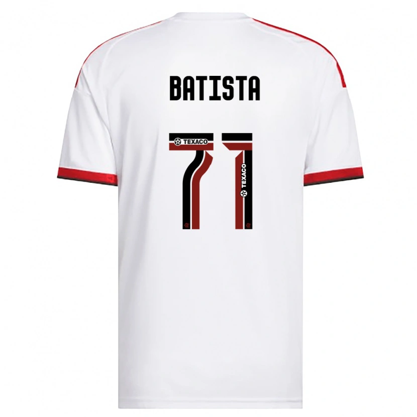 Danxen Pánské Pedro Batista #71 Bílá Červená Černá Daleko Hráčské Dresy 2026/27 Dres