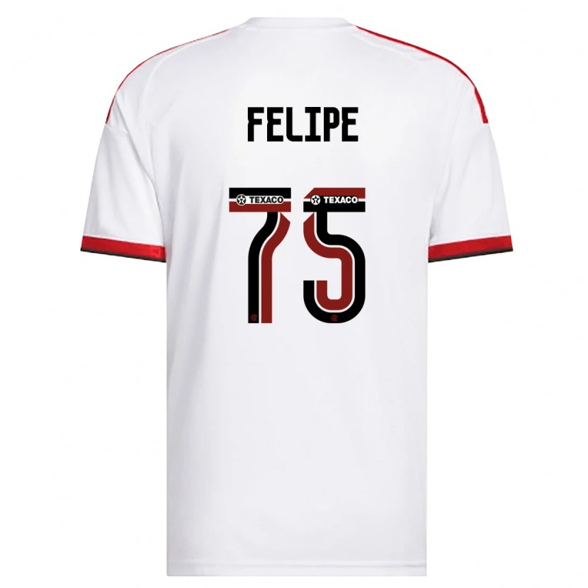Danxen Pánské Luiz Felipe #75 Bílá Červená Černá Daleko Hráčské Dresy 2026/27 Dres