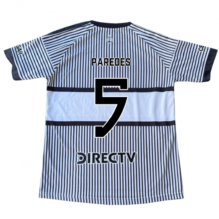 Danxen Pánské Leandro Paredes #5 Bílá Černá Žlutá Daleko Hráčské Dresy 2026/27 Dres