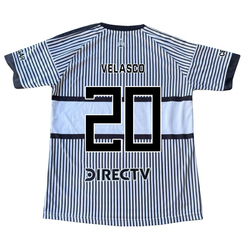 Danxen Pánské Alan Velasco #20 Bílá Černá Žlutá Daleko Hráčské Dresy 2026/27 Dres