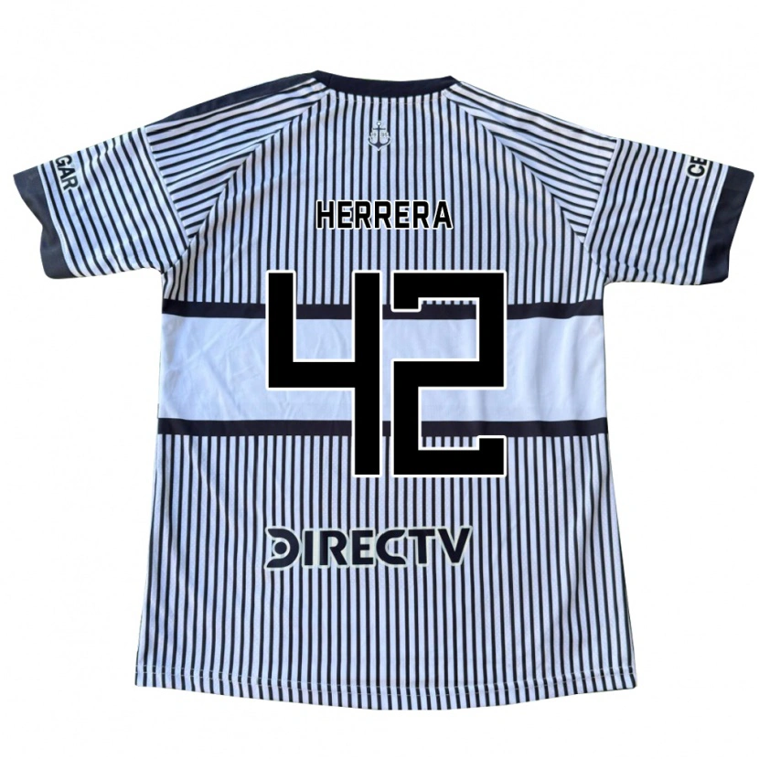 Danxen Pánské Facundo Herrera #42 Bílá Černá Žlutá Daleko Hráčské Dresy 2026/27 Dres