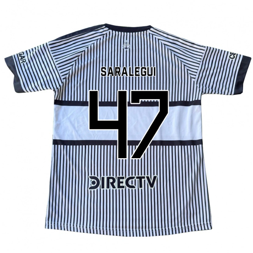 Danxen Pánské Jabes Saralegui #47 Bílá Černá Žlutá Daleko Hráčské Dresy 2026/27 Dres