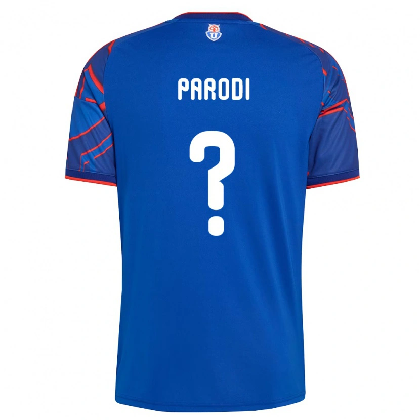 Danxen Dámské Fabián Parodi #0 Královsky Modrá Červená Domů Hráčské Dresy 2026/27 Dres