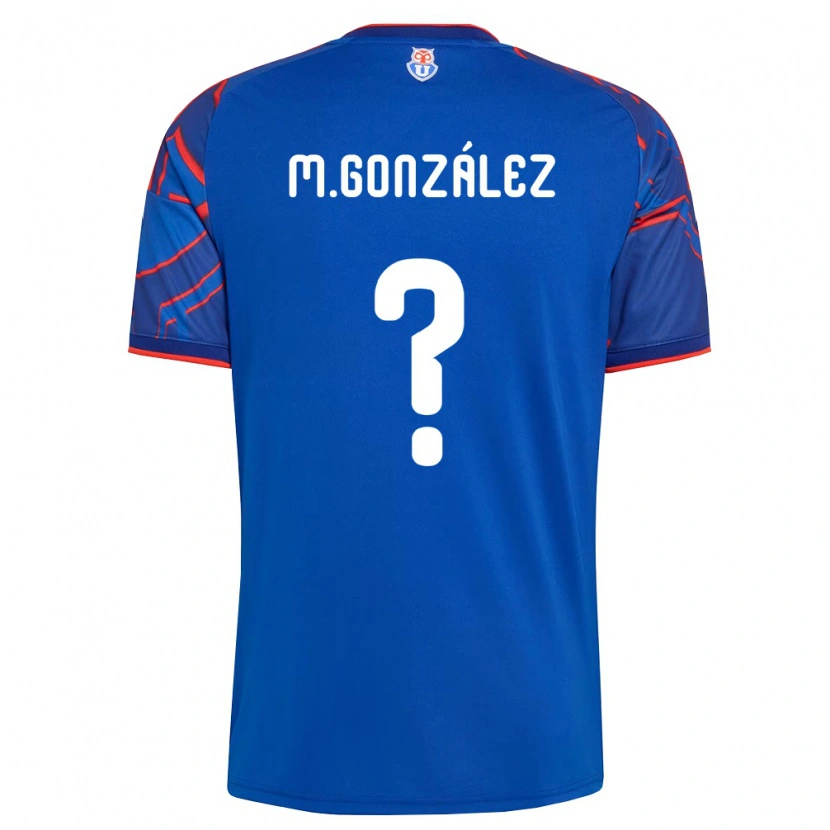 Danxen Dámské Matías González #0 Královsky Modrá Červená Domů Hráčské Dresy 2026/27 Dres
