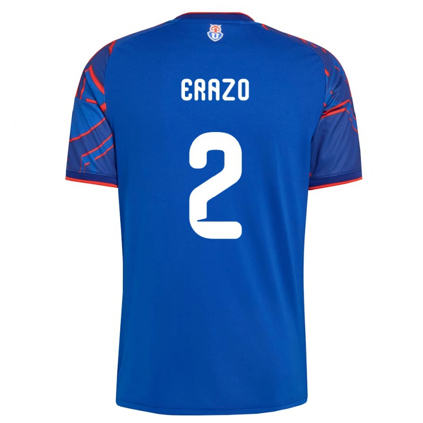Danxen Dámské Dylan Erazo #2 Královsky Modrá Červená Domů Hráčské Dresy 2026/27 Dres