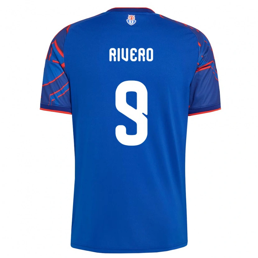 Danxen Dámské Octavio Rivero #9 Královsky Modrá Červená Domů Hráčské Dresy 2026/27 Dres