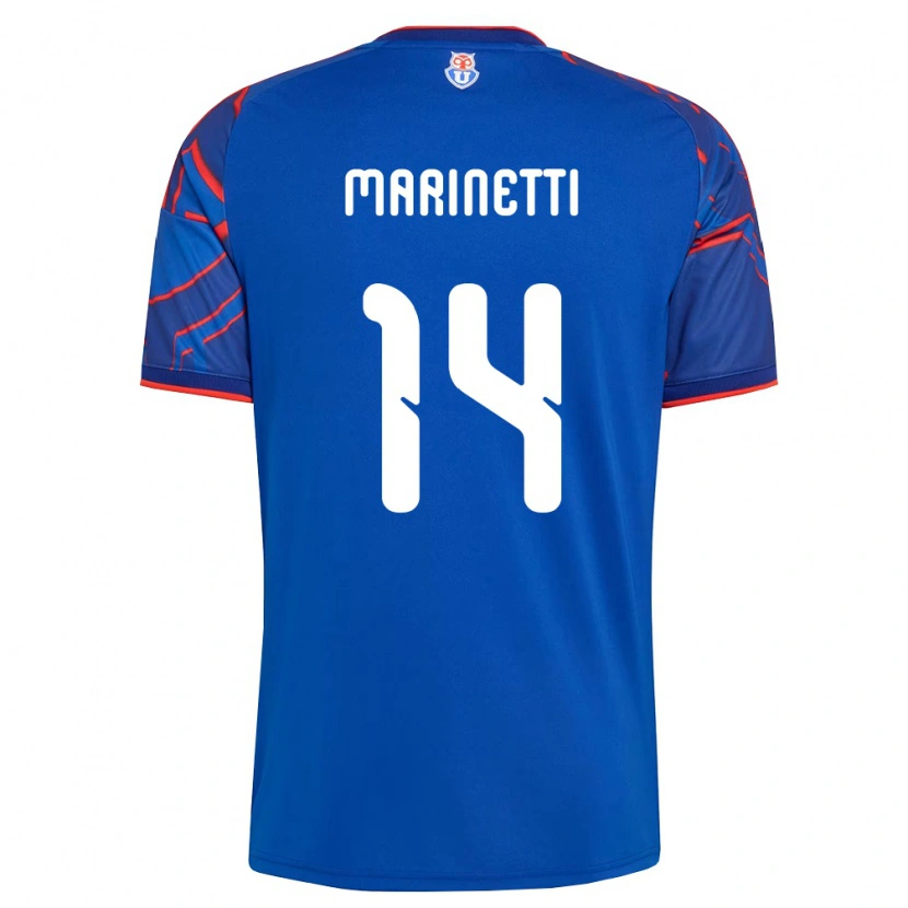 Danxen Dámské Nicolás Marinetti #14 Královsky Modrá Červená Domů Hráčské Dresy 2026/27 Dres