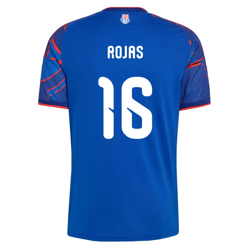 Danxen Dámské Elías Rojas #16 Královsky Modrá Červená Domů Hráčské Dresy 2026/27 Dres