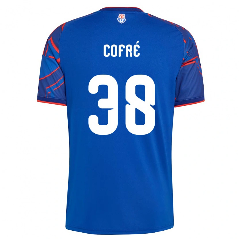 Danxen Dámské Diego Cofré #38 Královsky Modrá Červená Domů Hráčské Dresy 2026/27 Dres