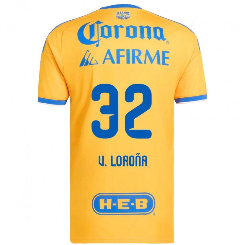 Danxen Dámské Vladímir Loroña #32 Žlutá Modrá Domů Hráčské Dresy 2026/27 Dres