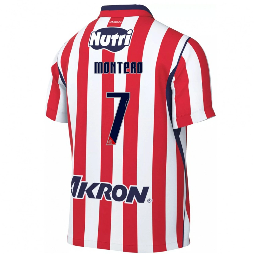 Danxen Dámské Casandra Montero #7 Červená Bílá Domů Hráčské Dresy 2026/27 Dres