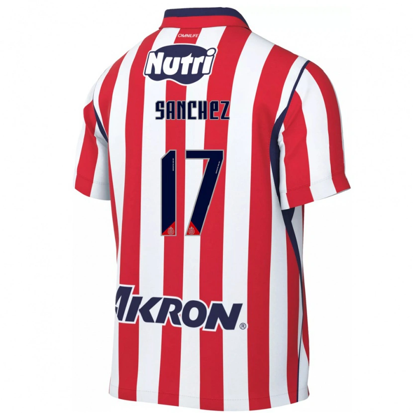 Danxen Dámské Jesús Sánchez #17 Červená Bílá Domů Hráčské Dresy 2026/27 Dres