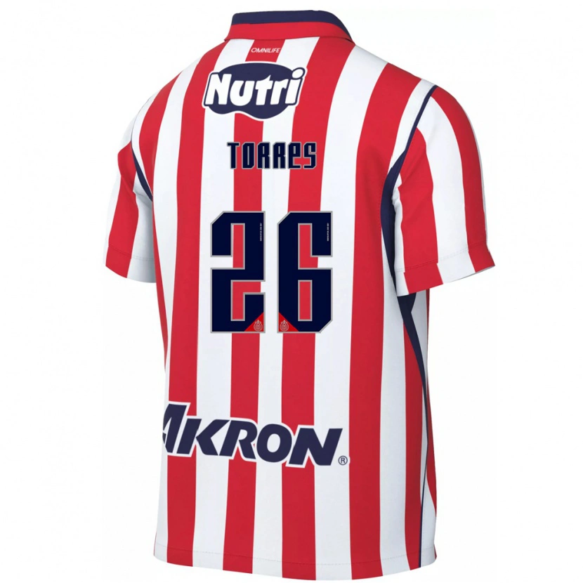 Danxen Dámské Araceli Torres #26 Červená Bílá Domů Hráčské Dresy 2026/27 Dres