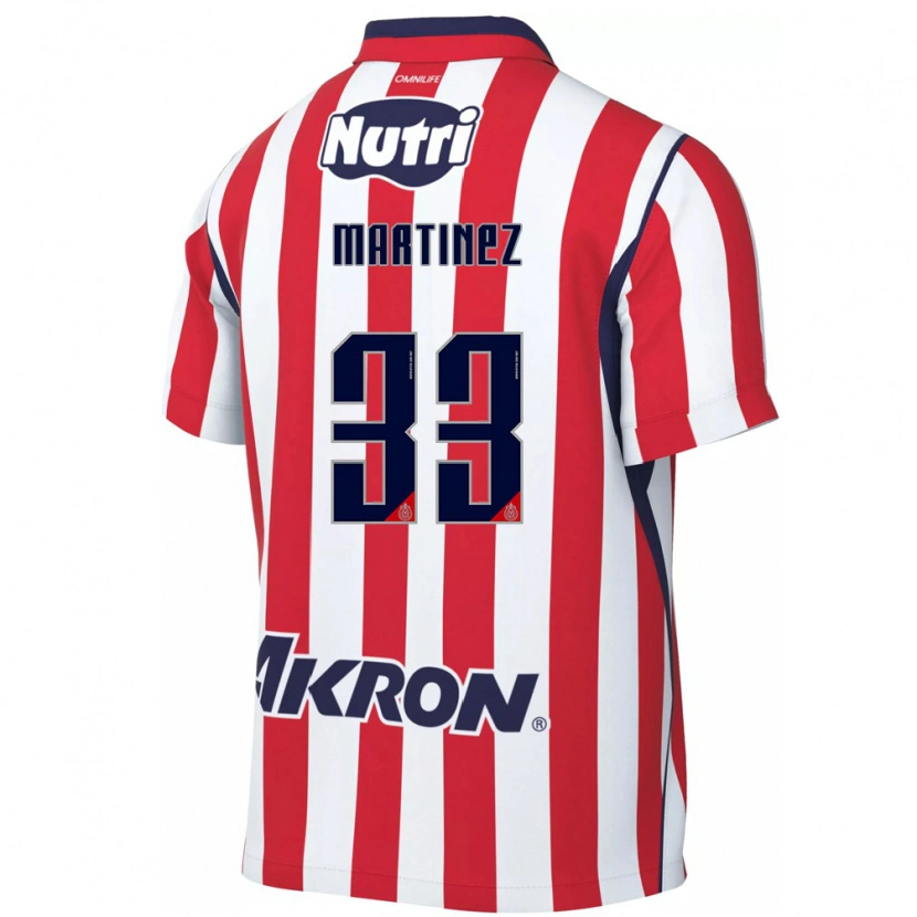 Danxen Dámské Raúl Martínez #33 Červená Bílá Domů Hráčské Dresy 2026/27 Dres