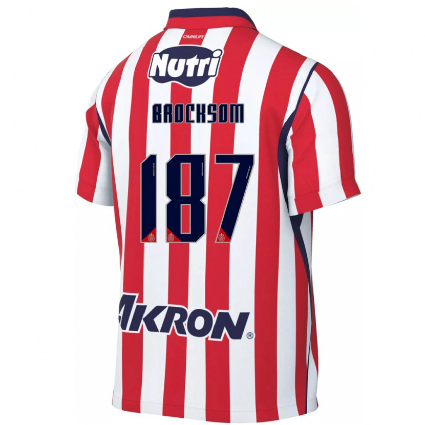 Danxen Dámské Brandón Brocksom #187 Červená Bílá Domů Hráčské Dresy 2026/27 Dres