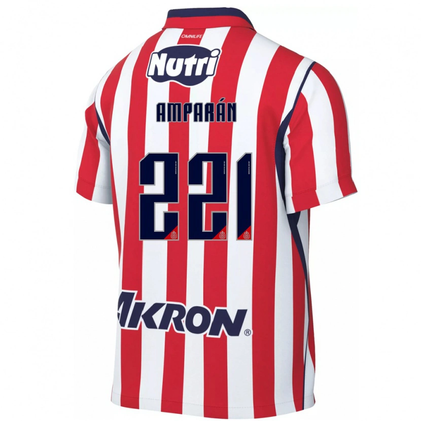 Danxen Dámské Christian Amparán #221 Červená Bílá Domů Hráčské Dresy 2026/27 Dres