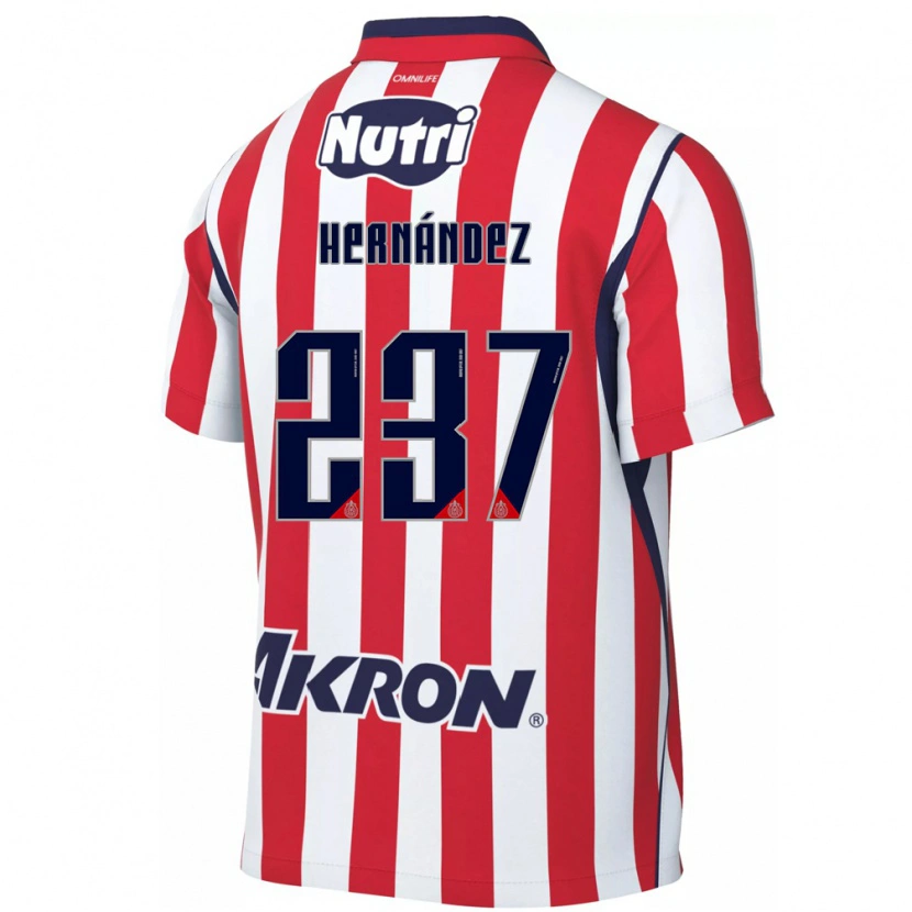 Danxen Dámské Santiago Hernández #237 Červená Bílá Domů Hráčské Dresy 2026/27 Dres