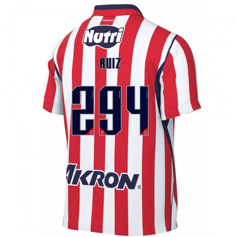 Danxen Dámské Dilan Ruiz #294 Červená Bílá Domů Hráčské Dresy 2026/27 Dres