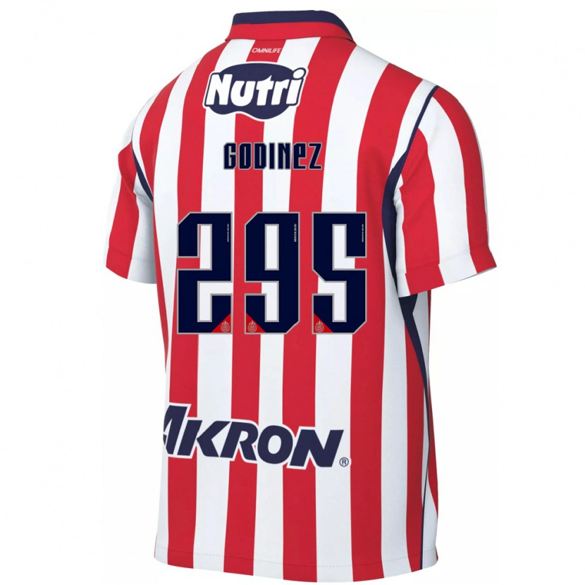 Danxen Dámské André Godinez #295 Červená Bílá Domů Hráčské Dresy 2026/27 Dres