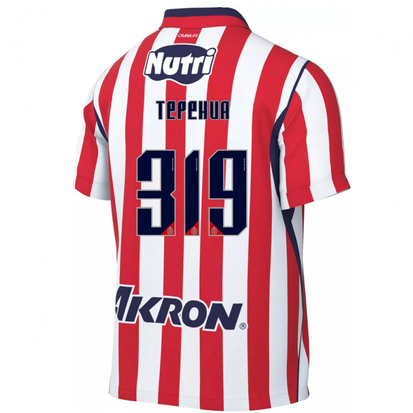 Danxen Dámské Milán Tepehua #319 Červená Bílá Domů Hráčské Dresy 2026/27 Dres