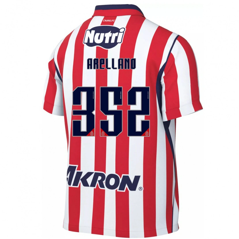 Danxen Dámské Santiago Arellano #352 Červená Bílá Domů Hráčské Dresy 2026/27 Dres