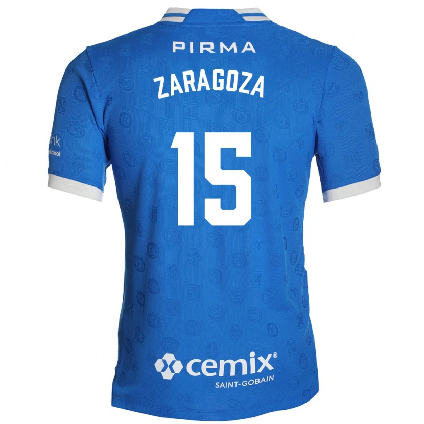 Danxen Dámské Nancy Zaragoza #15 Modrá Bílá Červená Domů Hráčské Dresy 2026/27 Dres
