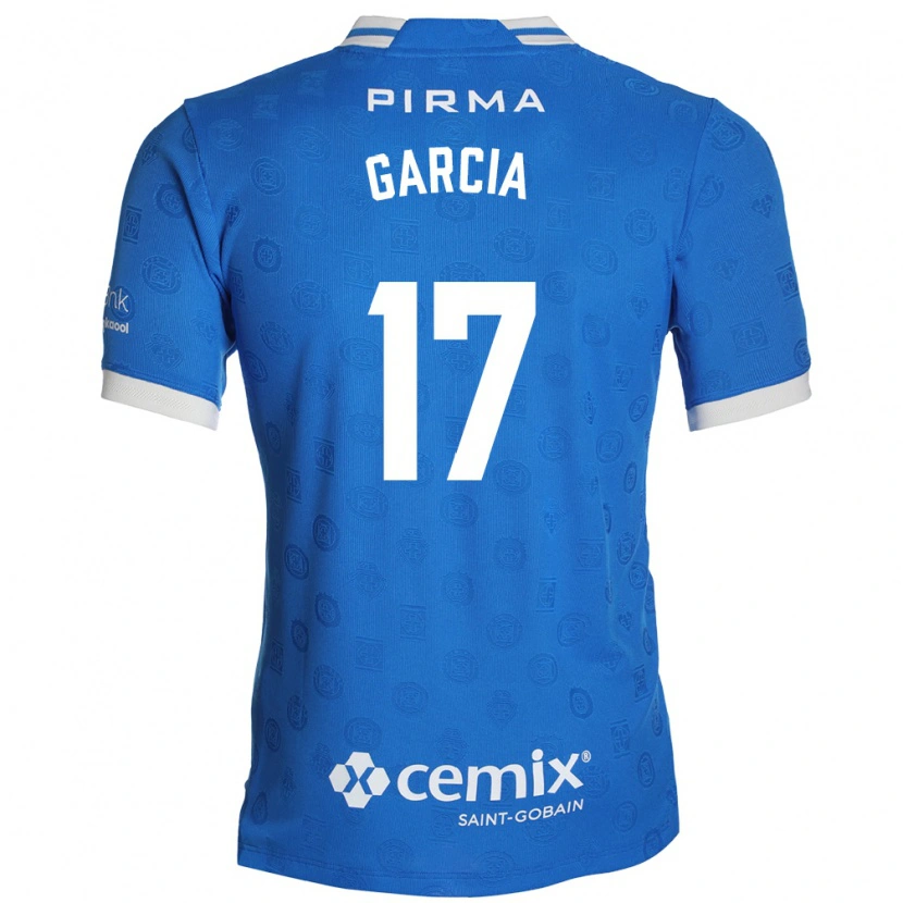 Danxen Dámské Amaury García #17 Modrá Bílá Červená Domů Hráčské Dresy 2026/27 Dres