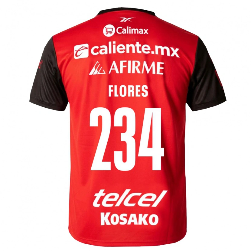 Danxen Dámské Arath Flores #234 Černá Červená Domů Hráčské Dresy 2026/27 Dres