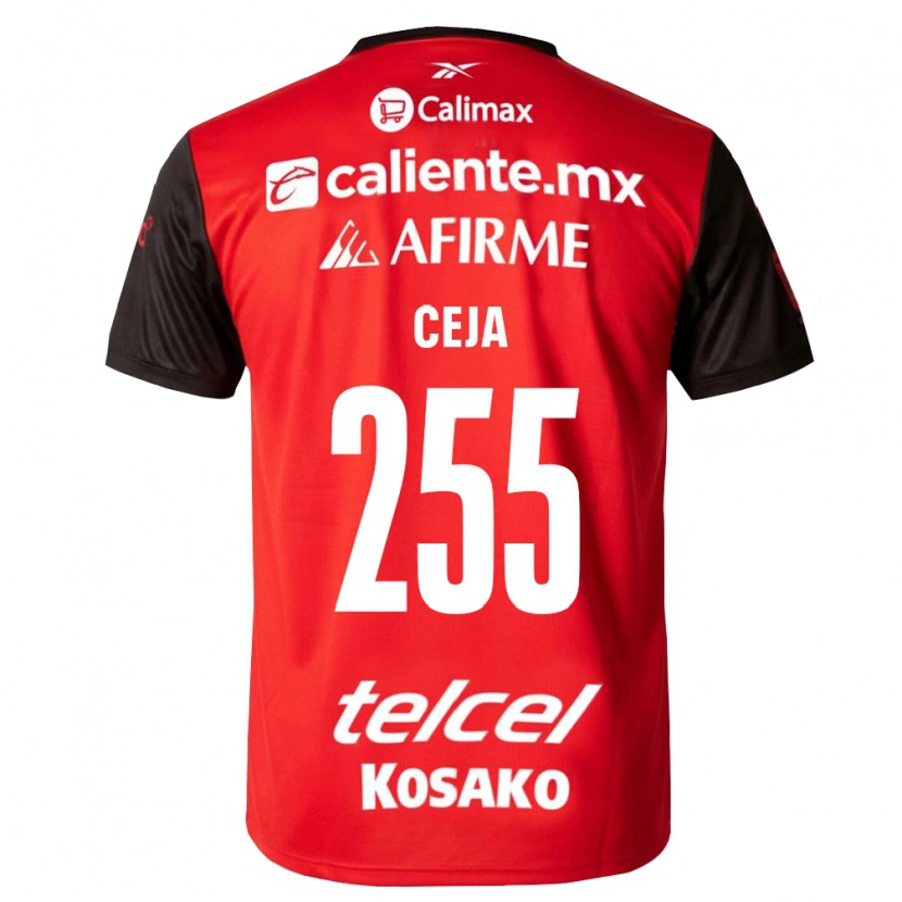 Danxen Dámské Julio Ceja #255 Černá Červená Domů Hráčské Dresy 2026/27 Dres