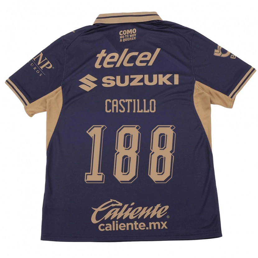 Danxen Dámské Christian Castillo #188 Fialová Hnědá Domů Hráčské Dresy 2026/27 Dres