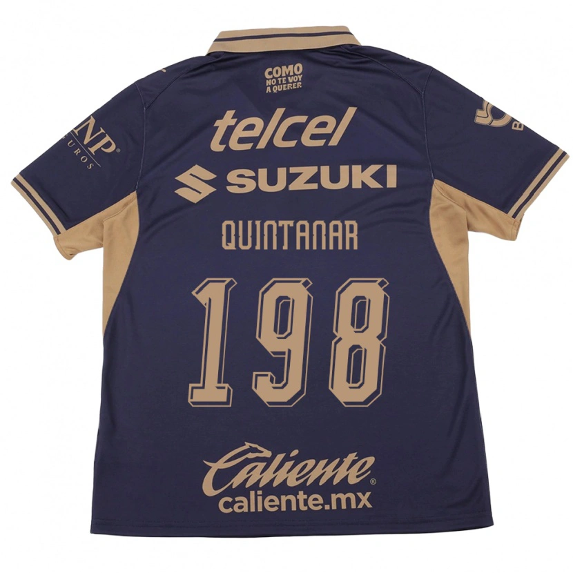 Danxen Dámské Edgar Quintanar #198 Fialová Hnědá Domů Hráčské Dresy 2026/27 Dres