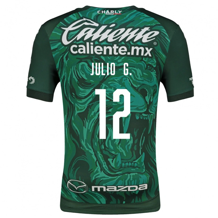 Danxen Dámské Julio González #12 Zelená Černá Domů Hráčské Dresy 2026/27 Dres