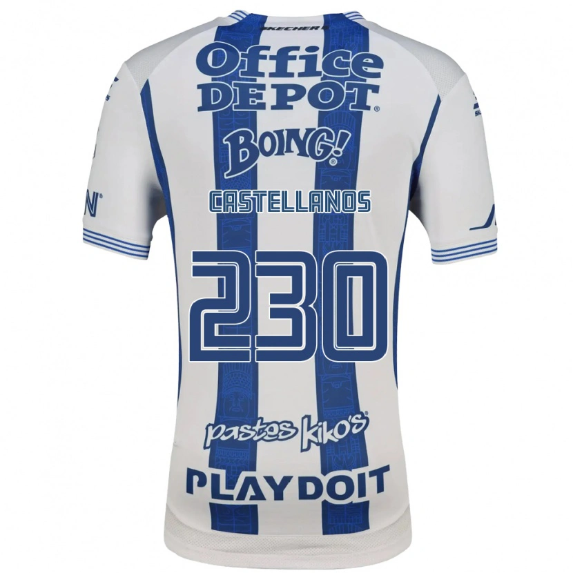 Danxen Dámské Edson Castellanos #230 Bílá Tmavě Modrá Domů Hráčské Dresy 2026/27 Dres