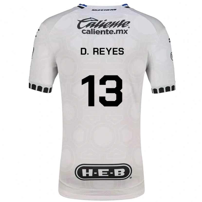 Danxen Dámské Diego Reyes #13 Bílá Černá Modrá Domů Hráčské Dresy 2026/27 Dres
