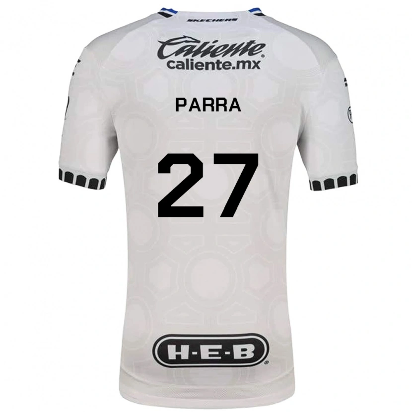Danxen Dámské Daniel Parra #27 Bílá Černá Modrá Domů Hráčské Dresy 2026/27 Dres