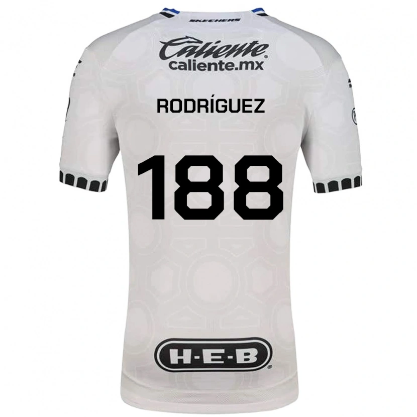 Danxen Dámské Darío Rodríguez #188 Bílá Černá Modrá Domů Hráčské Dresy 2026/27 Dres