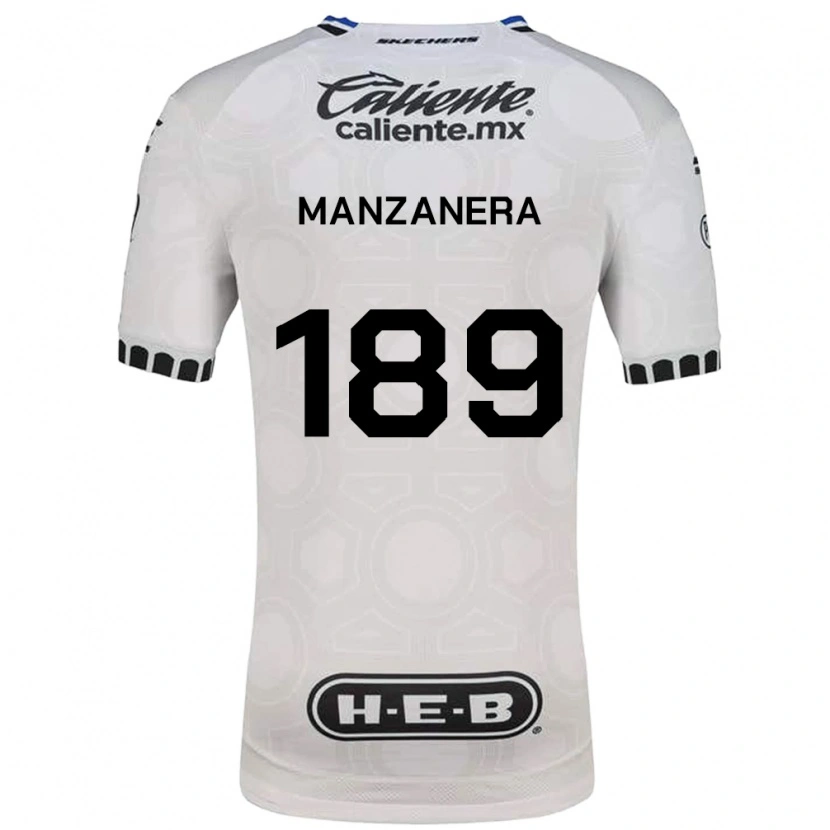 Danxen Dámské Luis Manzanera #189 Bílá Černá Modrá Domů Hráčské Dresy 2026/27 Dres