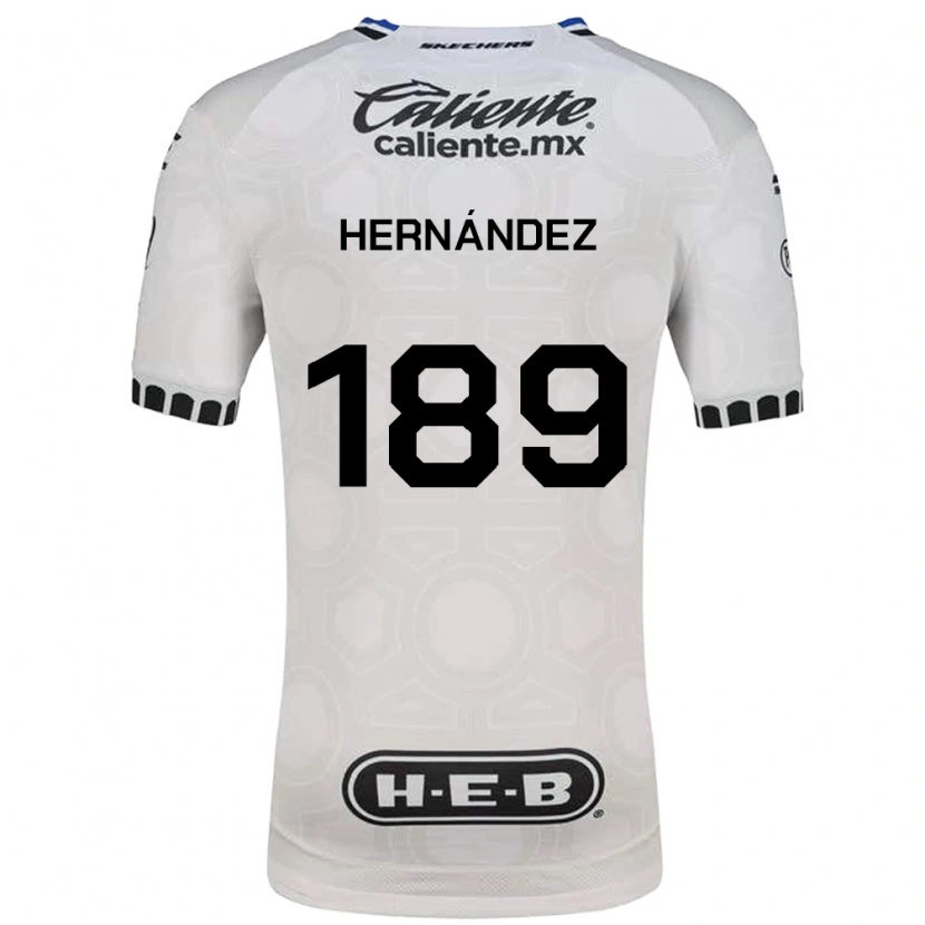 Danxen Dámské Sebastián Hernández #189 Bílá Černá Modrá Domů Hráčské Dresy 2026/27 Dres