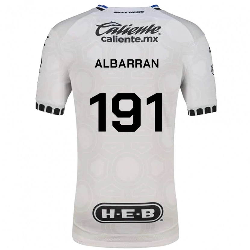 Danxen Dámské Emilio Albarran #191 Bílá Černá Modrá Domů Hráčské Dresy 2026/27 Dres