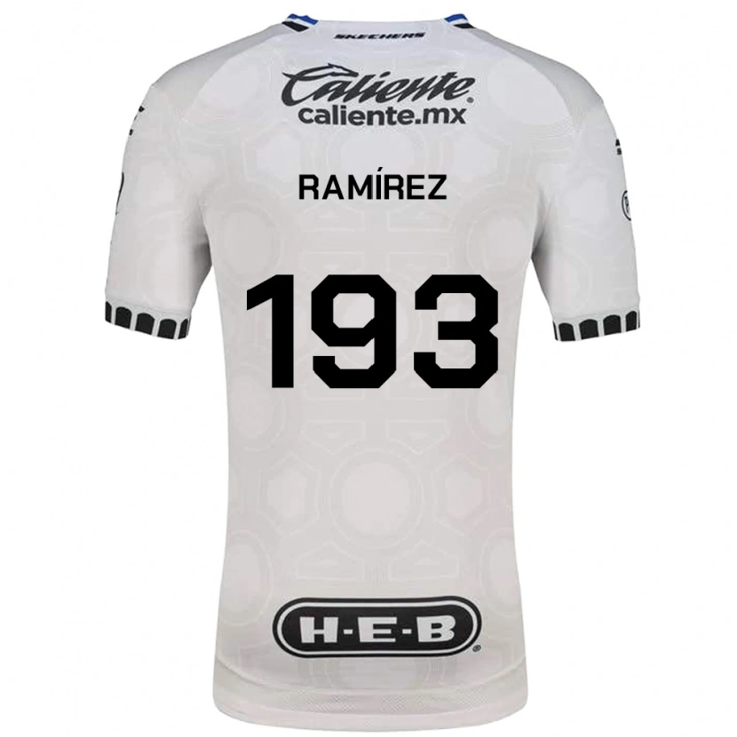 Danxen Dámské Ángel Ramírez #193 Bílá Černá Modrá Domů Hráčské Dresy 2026/27 Dres