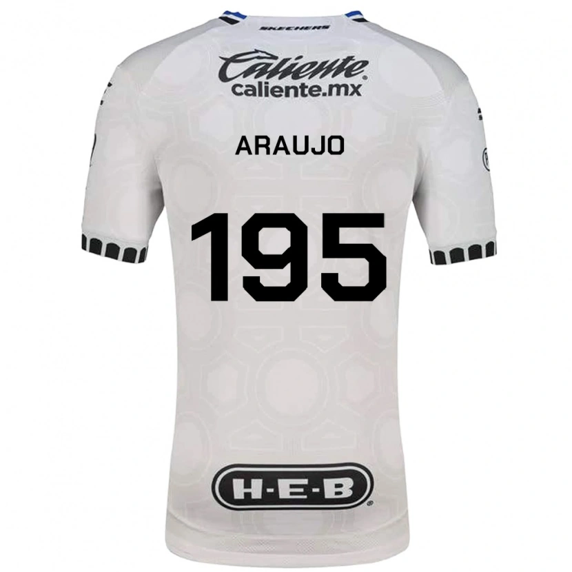 Danxen Dámské Diego Araujo #195 Bílá Černá Modrá Domů Hráčské Dresy 2026/27 Dres