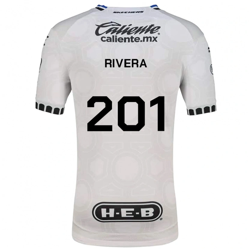 Danxen Dámské Christian Rivera #201 Bílá Černá Modrá Domů Hráčské Dresy 2026/27 Dres