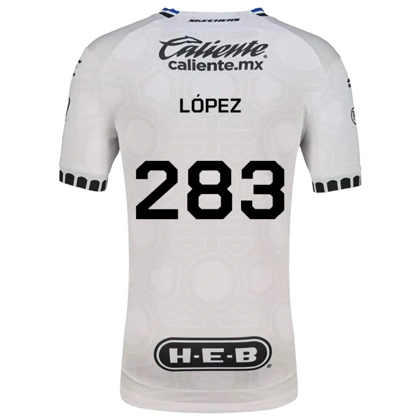 Danxen Dámské Ángel López #283 Bílá Černá Modrá Domů Hráčské Dresy 2026/27 Dres