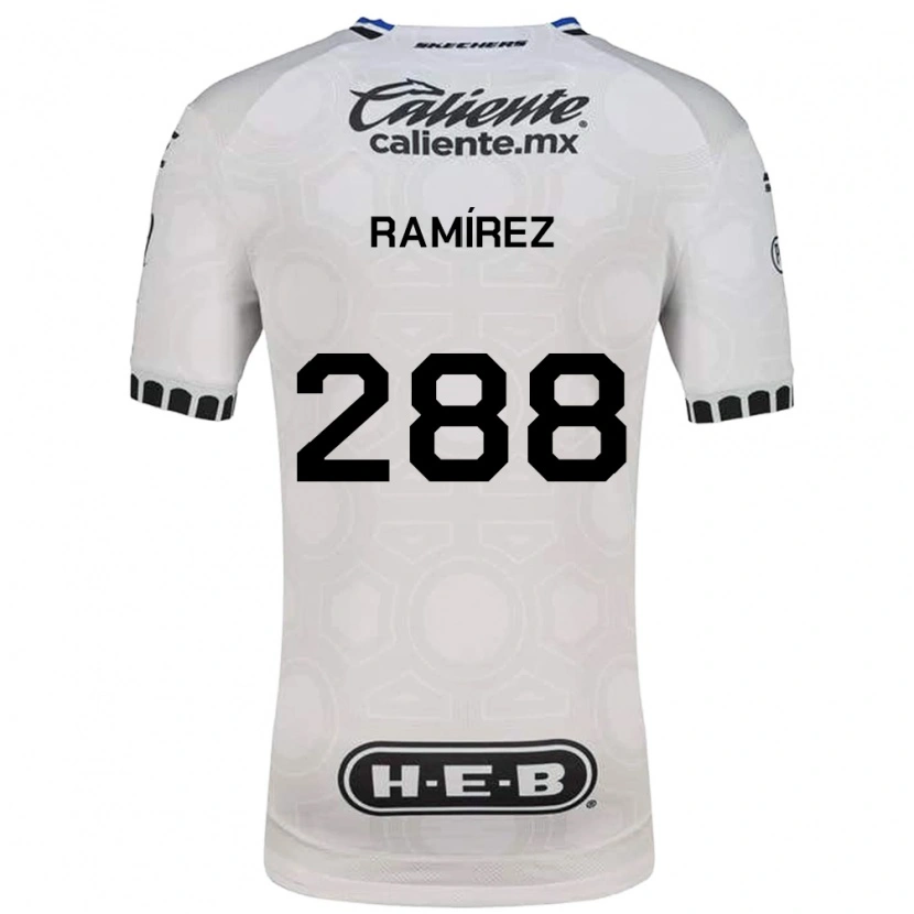 Danxen Dámské Santiago Ramírez #288 Bílá Černá Modrá Domů Hráčské Dresy 2026/27 Dres