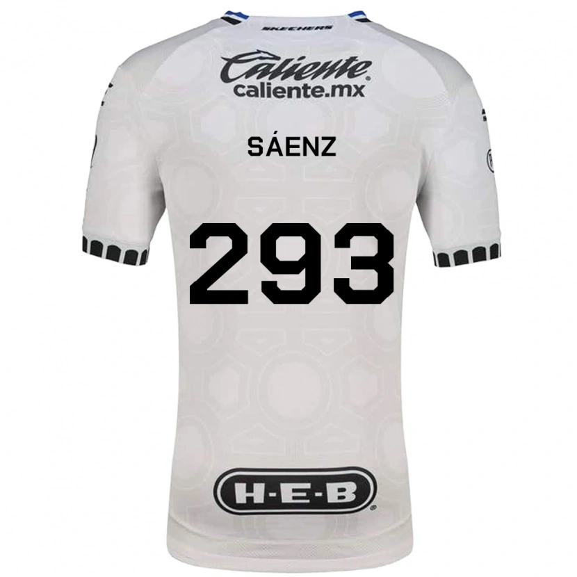 Danxen Dámské Nicolás Sáenz #293 Bílá Černá Modrá Domů Hráčské Dresy 2026/27 Dres