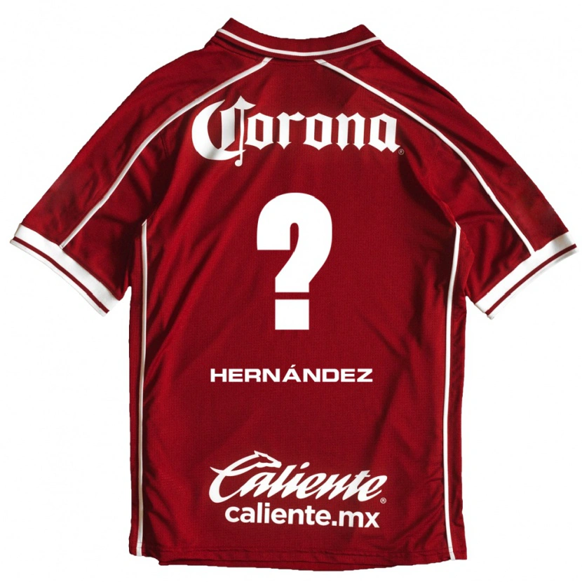 Danxen Dámské Francisco Hernández #0 Bílá Červená Domů Hráčské Dresy 2026/27 Dres
